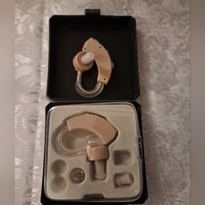 Beige Hearing Aid with Accessories